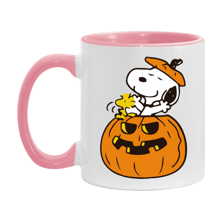 Peanuts Snoopy Halloween Mug, Snoopy Coffee Cup, Cute Halloween Coffee Mug, 11Oz Or 15Oz Ceramic