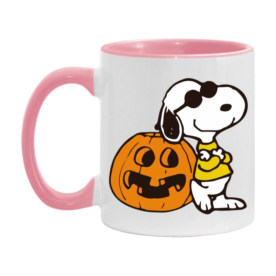 Peanuts Snoopy Halloween Mug, Snoopy Coffee Cup, Cute Halloween Coffee Mug, 11Oz Or 15Oz Ceramic