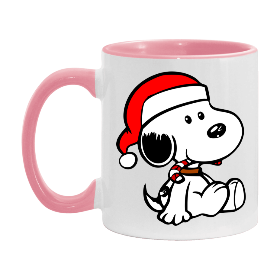 Peanuts Gang Christmas Mug, Snoopy Charlie Brown Holiday Coffee Cup, Ceramic Christmas Mug 11Oz Or 15Oz