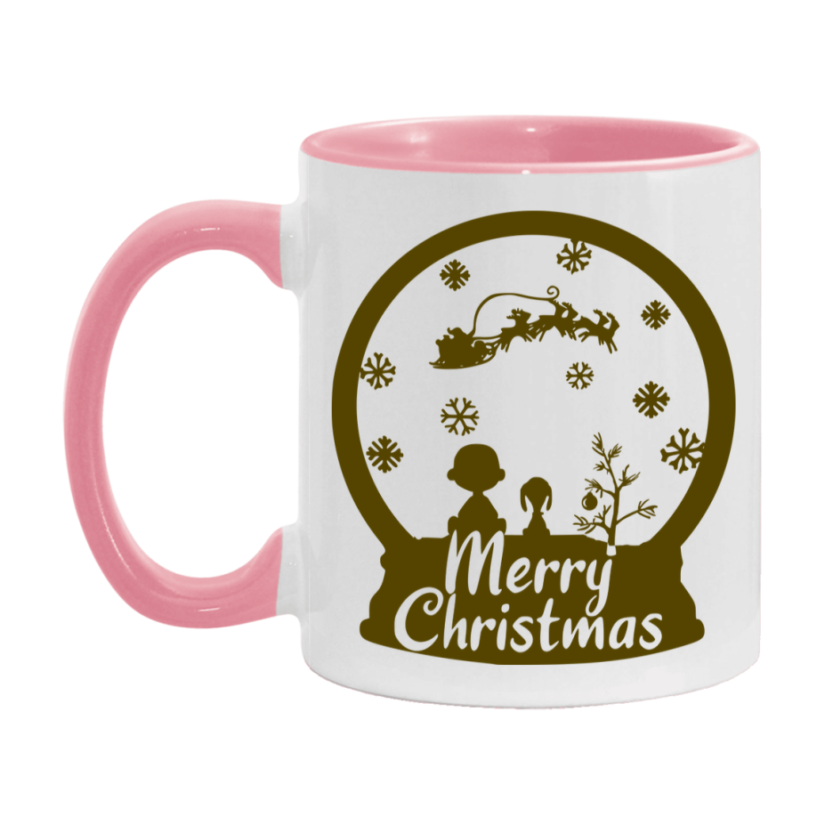 Peanuts Gang Christmas Mug, Snoopy Charlie Brown Holiday Coffee Cup, Ceramic Christmas Mug 11Oz Or 15Oz