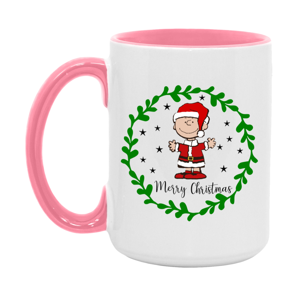 Peanuts Gang Christmas Mug, Snoopy Charlie Brown Holiday Coffee Cup, Ceramic Christmas Mug 11Oz Or 15Oz