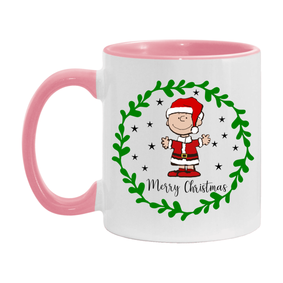 Peanuts Gang Christmas Mug, Snoopy Charlie Brown Holiday Coffee Cup, Ceramic Christmas Mug 11Oz Or 15Oz