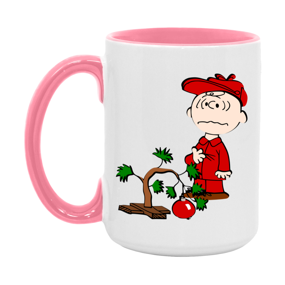 Peanuts Gang Christmas Mug, Snoopy Charlie Brown Holiday Coffee Cup, Ceramic Christmas Mug 11Oz Or 15Oz