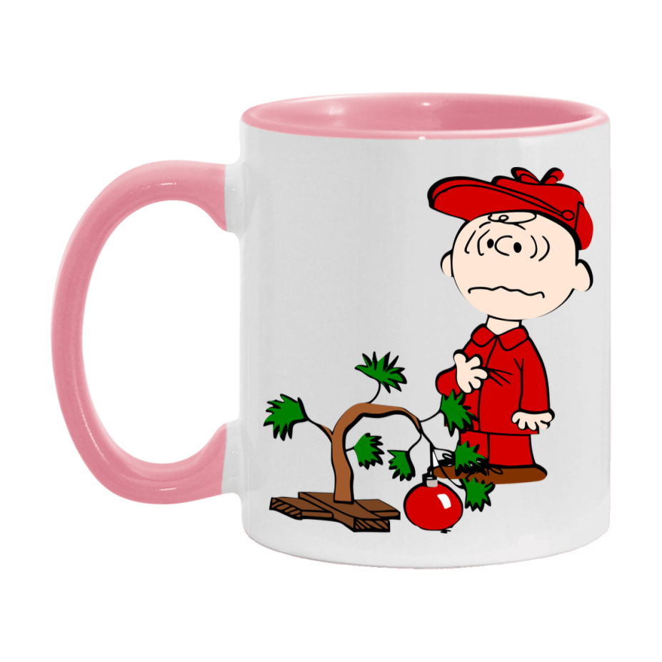 Peanuts Gang Christmas Mug, Snoopy Charlie Brown Holiday Coffee Cup, Ceramic Christmas Mug 11Oz Or 15Oz