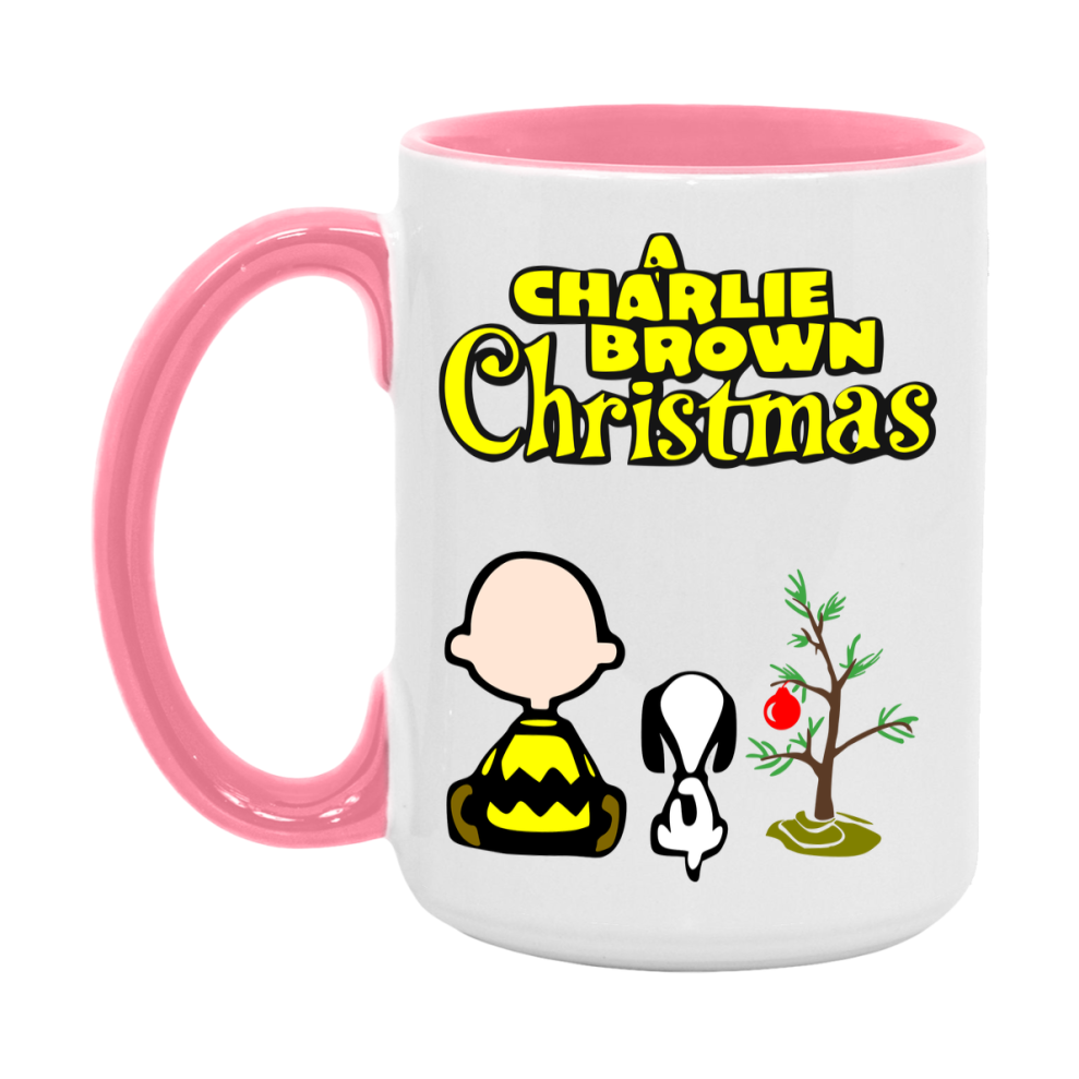Peanuts Gang Christmas Mug, Snoopy Charlie Brown Holiday Coffee Cup, Ceramic Christmas Mug 11Oz Or 15Oz