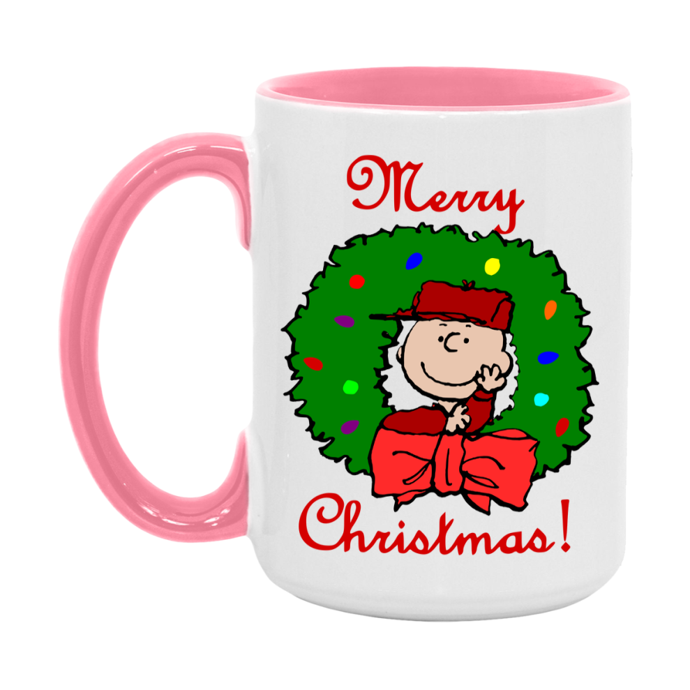 Peanuts Gang Christmas Mug, Snoopy Charlie Brown Holiday Coffee Cup, Ceramic Christmas Mug 11Oz Or 15Oz