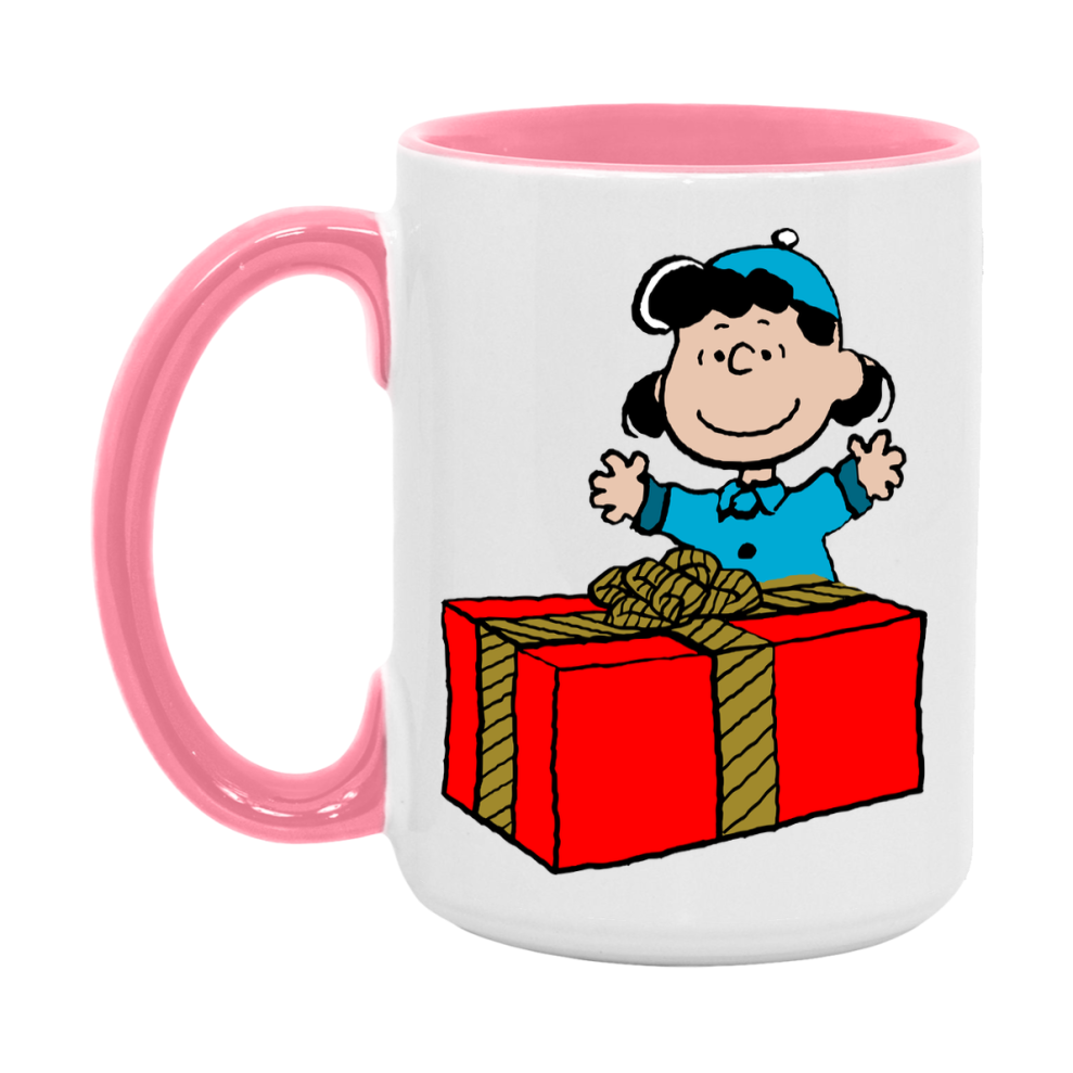 Peanuts Gang Christmas Mug, Snoopy Charlie Brown Holiday Coffee Cup, Ceramic Christmas Mug 11Oz Or 15Oz