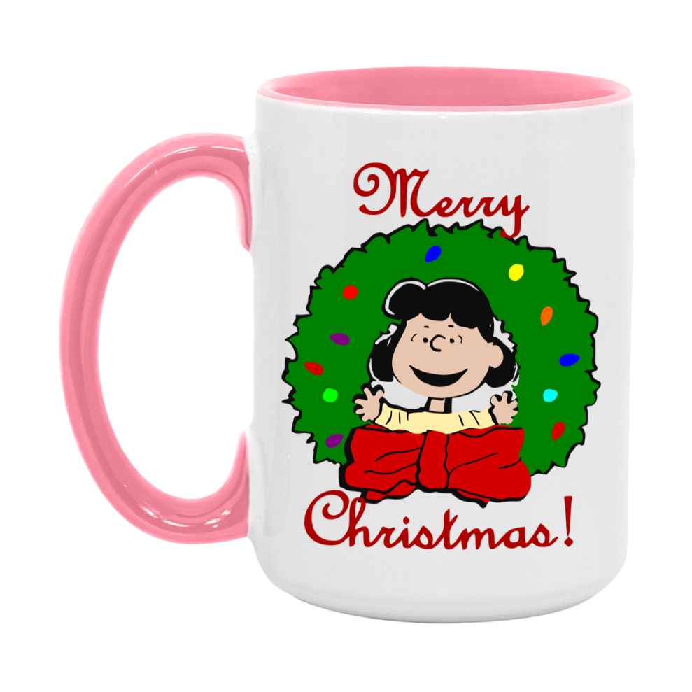 Peanuts Gang Christmas Mug, Snoopy Charlie Brown Holiday Coffee Cup, Ceramic Christmas Mug 11Oz Or 15Oz
