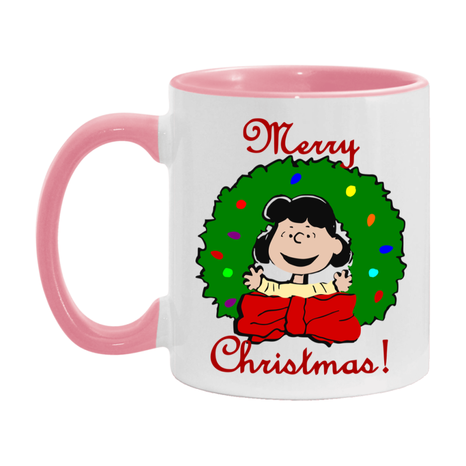 Peanuts Gang Christmas Mug, Snoopy Charlie Brown Holiday Coffee Cup, Ceramic Christmas Mug 11Oz Or 15Oz