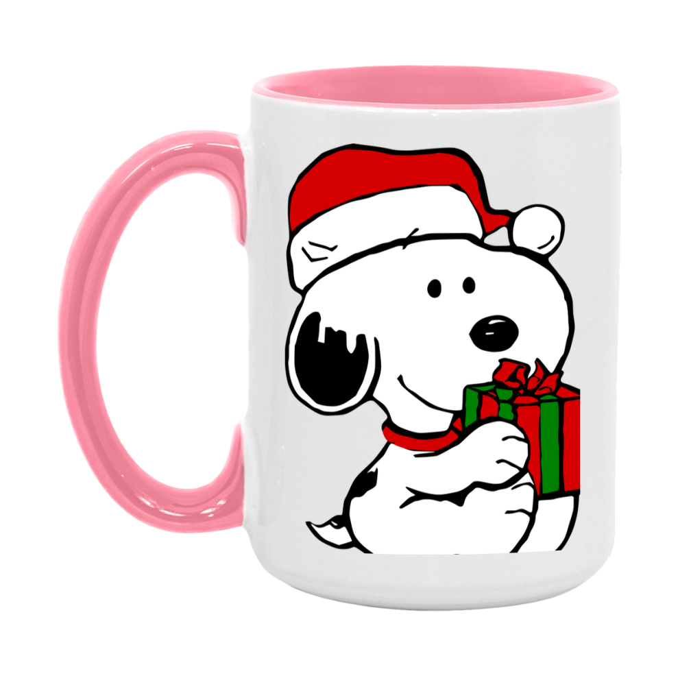 Peanuts Gang Christmas Mug, Snoopy Charlie Brown Holiday Coffee Cup, Ceramic Christmas Mug 11Oz Or 15Oz