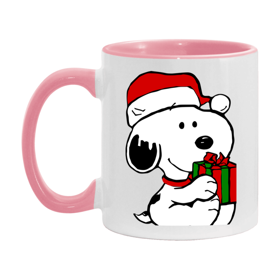 Peanuts Gang Christmas Mug, Snoopy Charlie Brown Holiday Coffee Cup, Ceramic Christmas Mug 11Oz Or 15Oz
