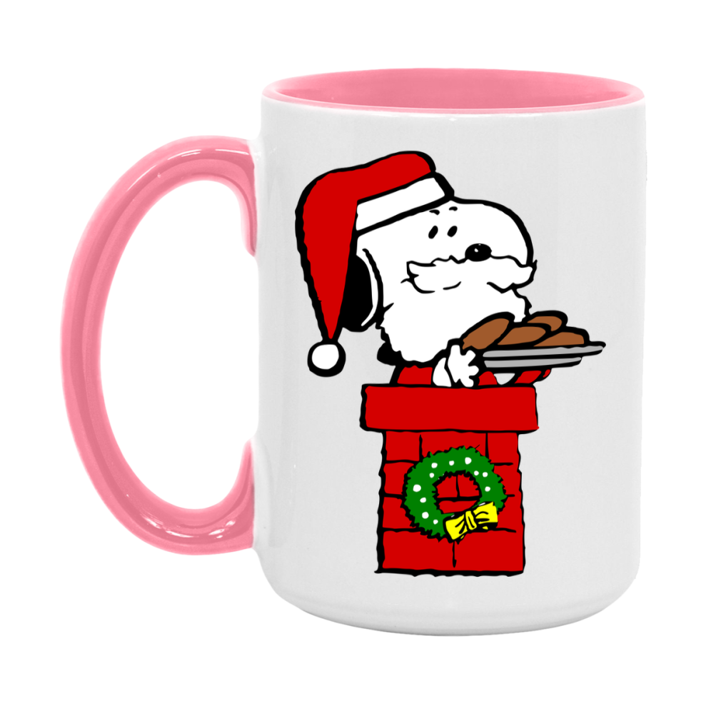 Peanuts Gang Christmas Mug, Snoopy Charlie Brown Holiday Coffee Cup, Ceramic Christmas Mug 11Oz Or 15Oz