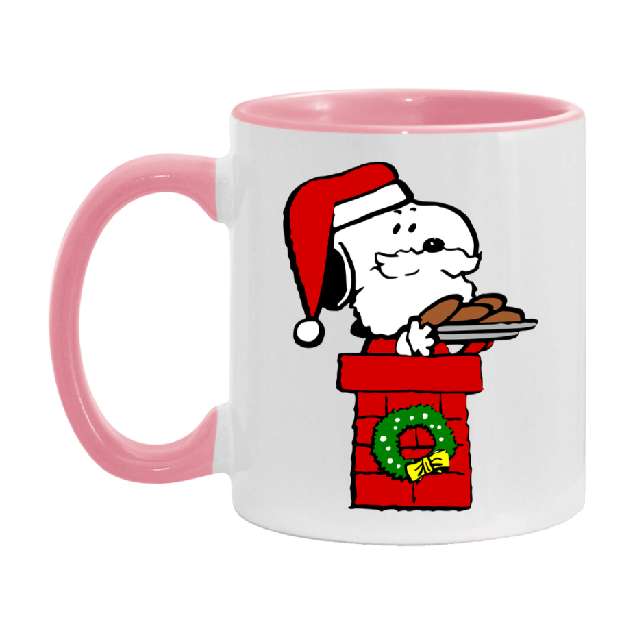 Peanuts Gang Christmas Mug, Snoopy Charlie Brown Holiday Coffee Cup, Ceramic Christmas Mug 11Oz Or 15Oz
