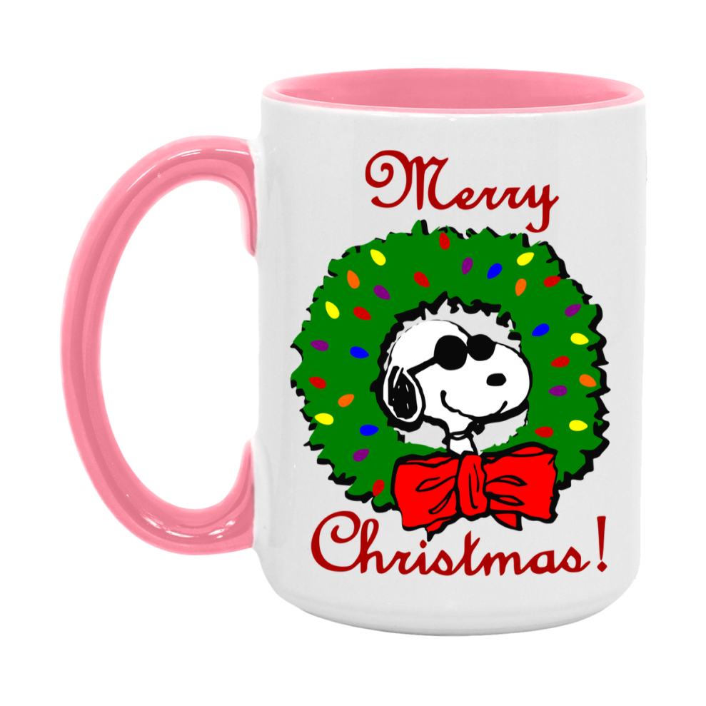 Peanuts Gang Christmas Mug, Snoopy Charlie Brown Holiday Coffee Cup, Ceramic Christmas Mug 11Oz Or 15Oz