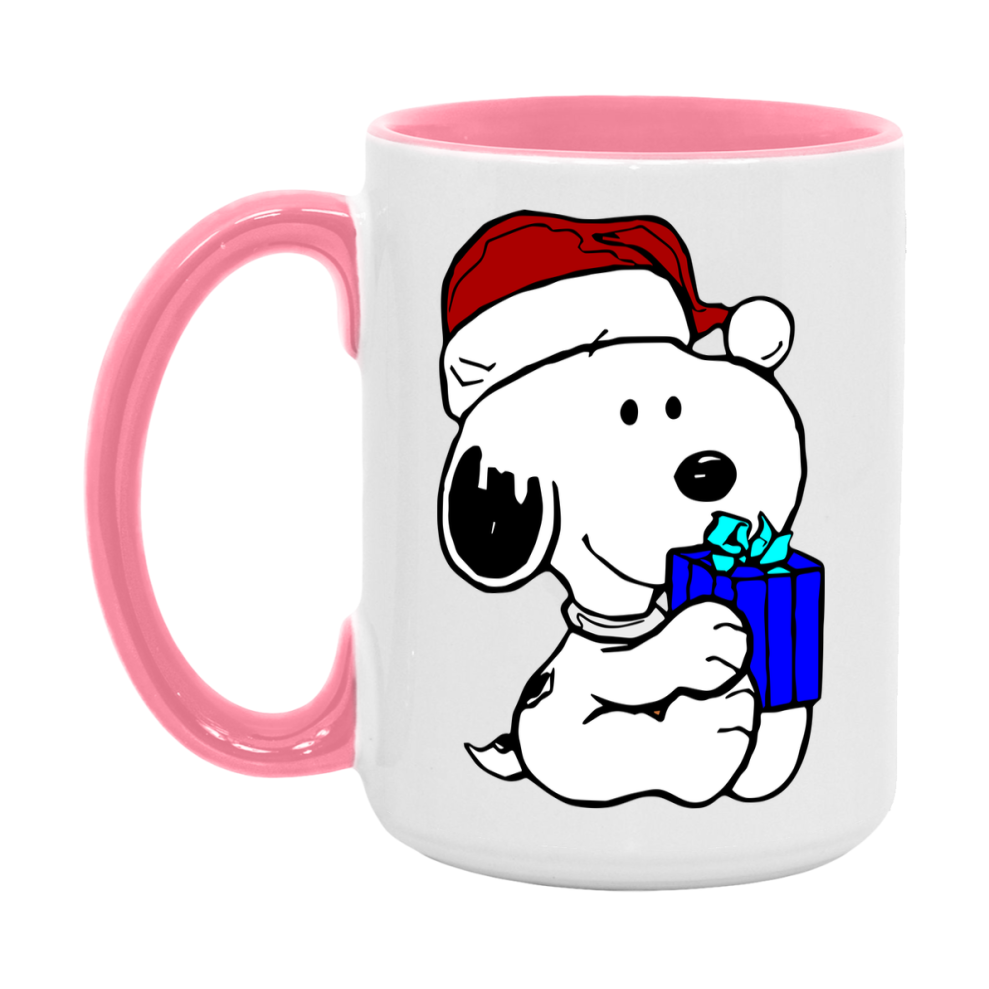 Peanuts Gang Christmas Mug, Snoopy Charlie Brown Holiday Coffee Cup, Ceramic Christmas Mug 11Oz Or 15Oz