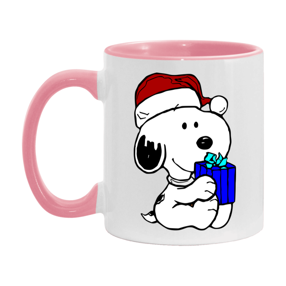 Peanuts Gang Christmas Mug, Snoopy Charlie Brown Holiday Coffee Cup, Ceramic Christmas Mug 11Oz Or 15Oz