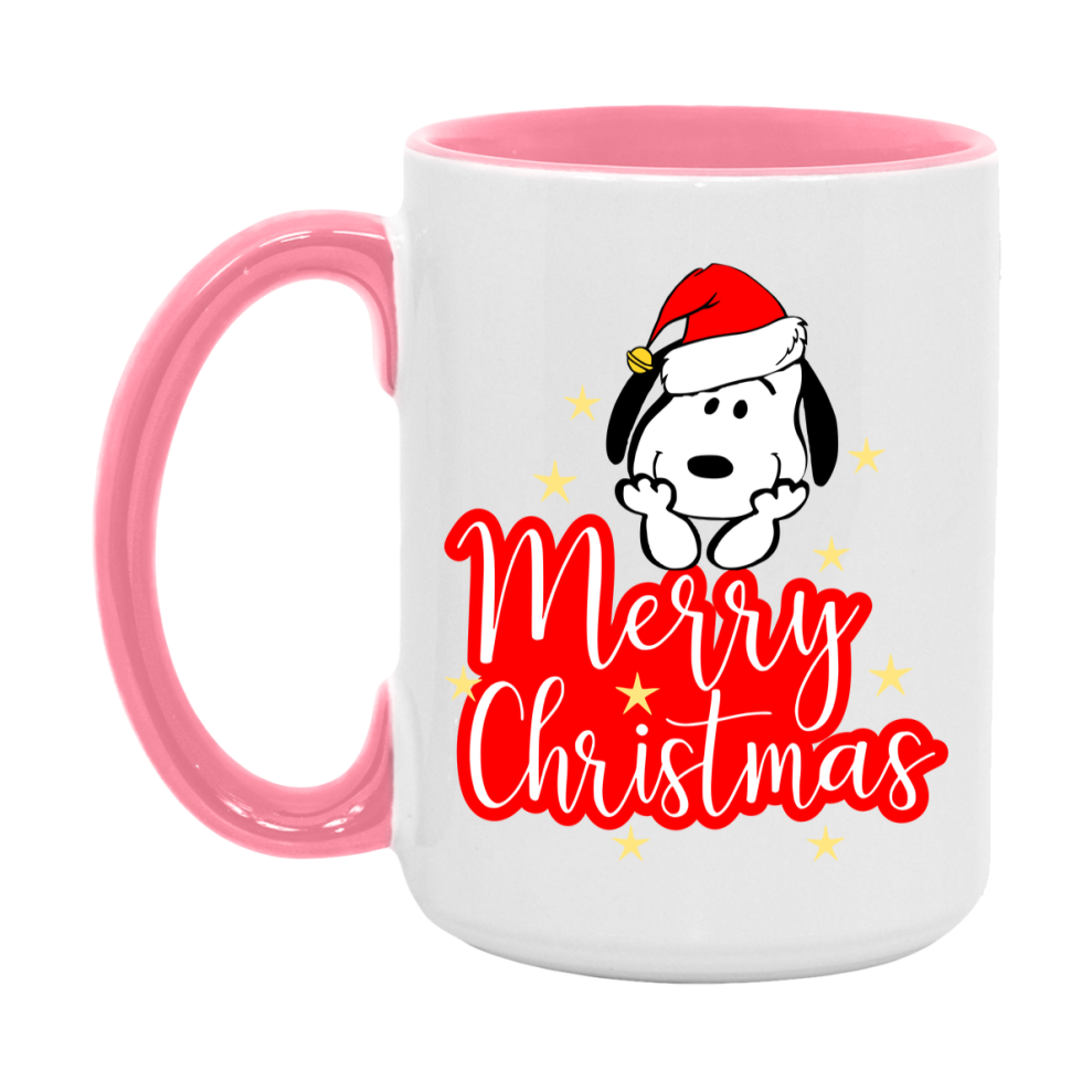 Peanuts Gang Christmas Mug, Snoopy Charlie Brown Holiday Coffee Cup, Ceramic Christmas Mug 11Oz Or 15Oz