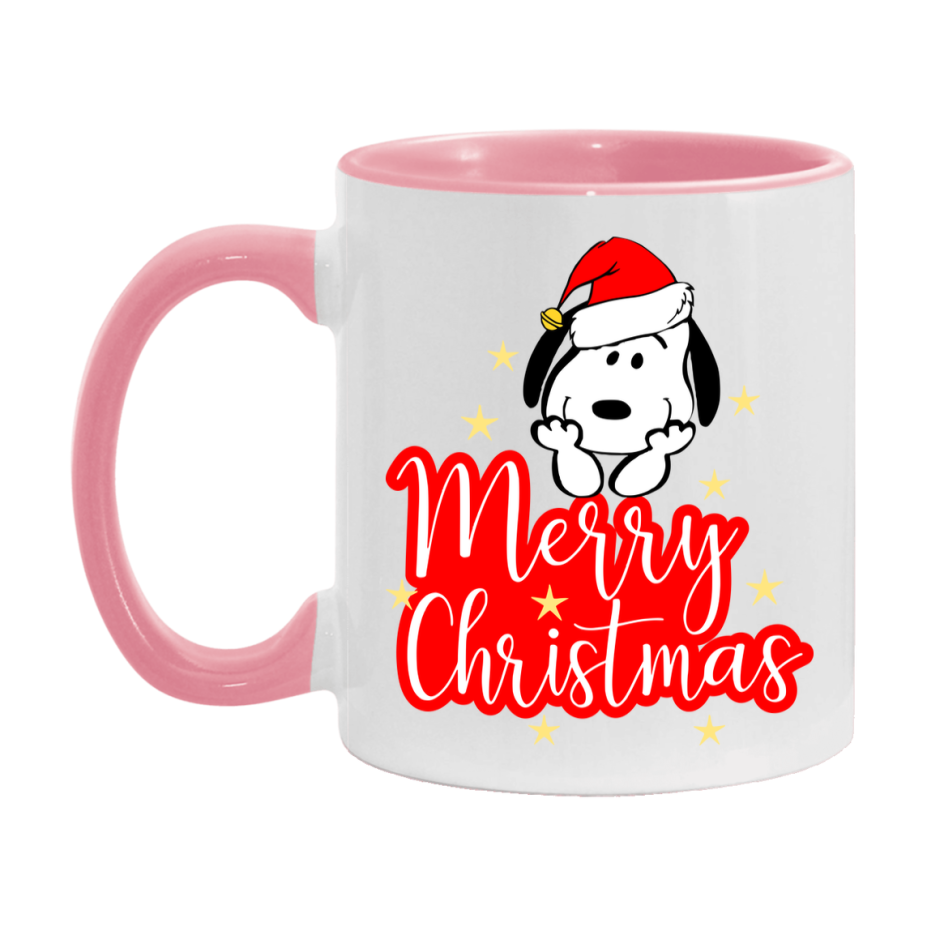 Peanuts Gang Christmas Mug, Snoopy Charlie Brown Holiday Coffee Cup, Ceramic Christmas Mug 11Oz Or 15Oz