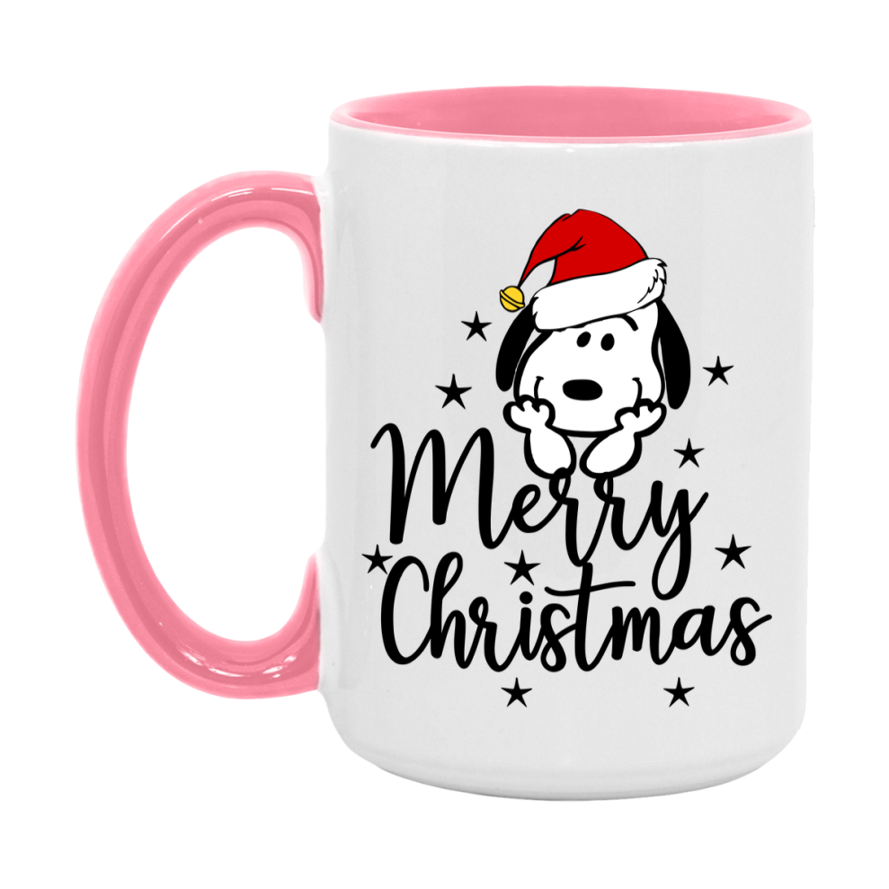 Peanuts Gang Christmas Mug, Snoopy Charlie Brown Holiday Coffee Cup, Ceramic Christmas Mug 11Oz Or 15Oz