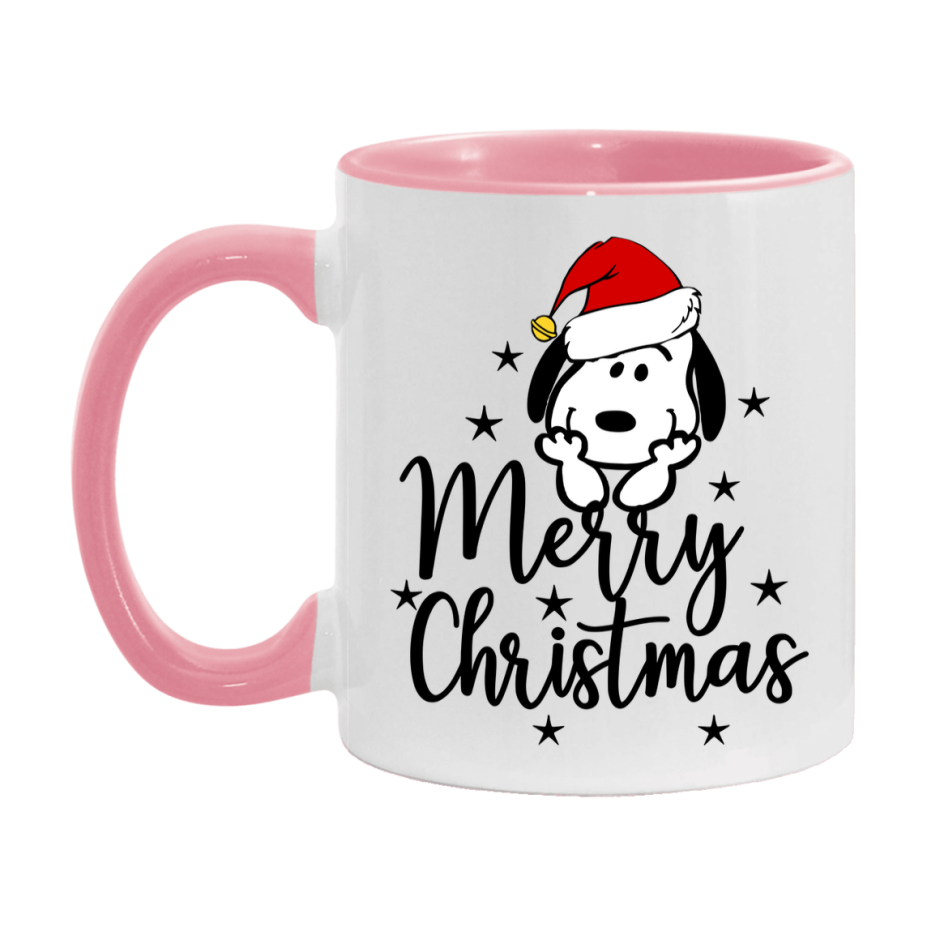 Peanuts Gang Christmas Mug, Snoopy Charlie Brown Holiday Coffee Cup, Ceramic Christmas Mug 11Oz Or 15Oz