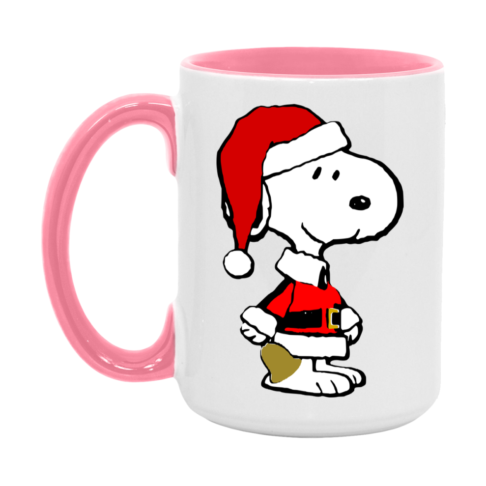 Peanuts Gang Christmas Mug, Snoopy Charlie Brown Holiday Coffee Cup, Ceramic Christmas Mug 11Oz Or 15Oz
