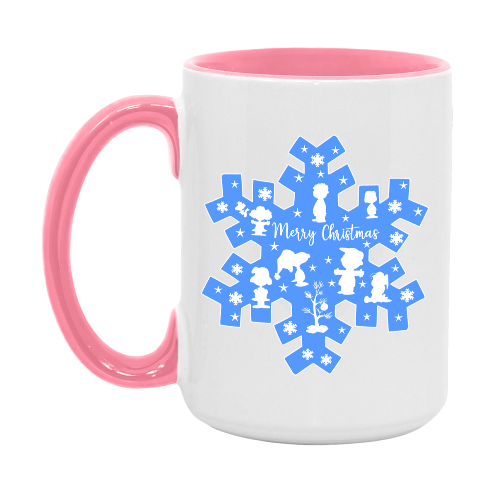 Peanuts Gang Christmas Mug, Snoopy Charlie Brown Holiday Coffee Cup, Ceramic Christmas Mug 11Oz Or 15Oz