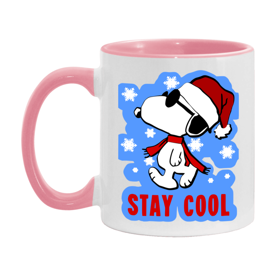 Peanuts Gang Christmas Mug, Snoopy Charlie Brown Holiday Coffee Cup, Ceramic Christmas Mug 11Oz Or 15Oz