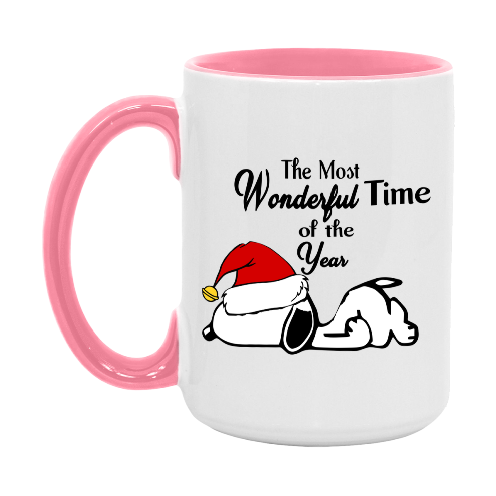 Peanuts Gang Christmas Mug, Snoopy Charlie Brown Holiday Coffee Cup, Ceramic Christmas Mug 11Oz Or 15Oz