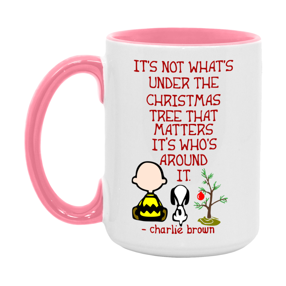 Peanuts Gang Christmas Mug, Snoopy Charlie Brown Holiday Coffee Cup, Ceramic Christmas Mug 11Oz Or 15Oz