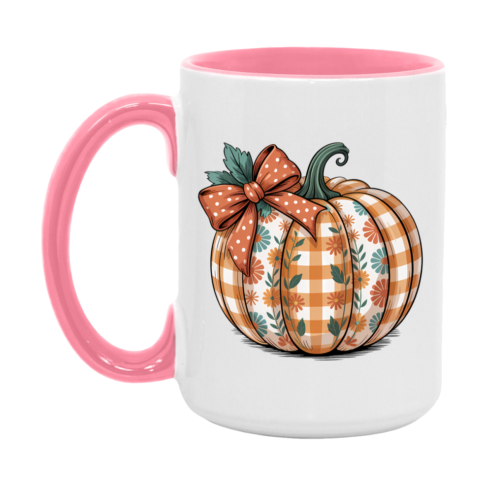 In Love With Fall Coffee Mug, Cozy Cute Autumn Coffee Cup, 11Oz Or 15Oz White Ceramic Mug