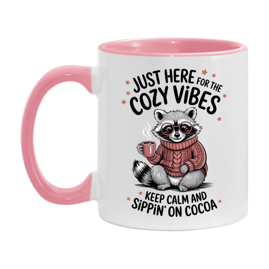 In Love With Fall Coffee Mug, Cozy Cute Autumn Coffee Cup, 11Oz Or 15Oz White Ceramic Mug