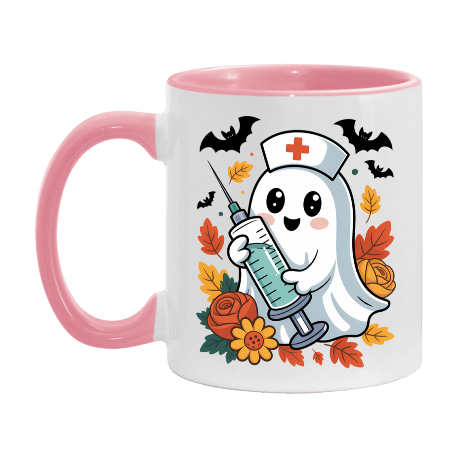 In Love With Fall Coffee Mug, Cozy Cute Autumn Coffee Cup, 11Oz Or 15Oz White Ceramic Mug