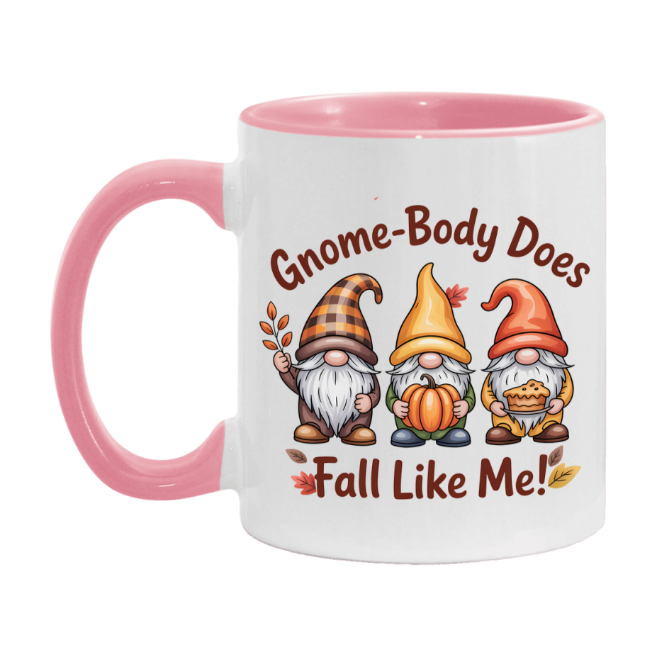In Love With Fall Coffee Mug, Cozy Cute Autumn Coffee Cup, 11Oz Or 15Oz White Ceramic Mug