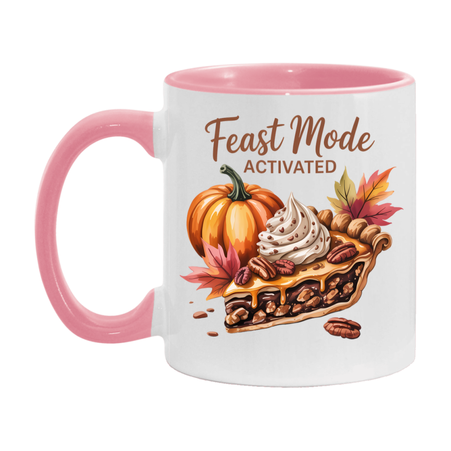 In Love With Fall Coffee Mug, Cozy Cute Autumn Coffee Cup, 11Oz Or 15Oz White Ceramic Mug