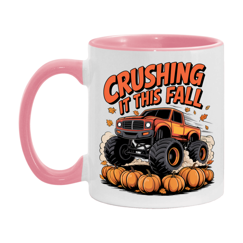 In Love With Fall Coffee Mug, Cozy Cute Autumn Coffee Cup, 11Oz Or 15Oz White Ceramic Mug