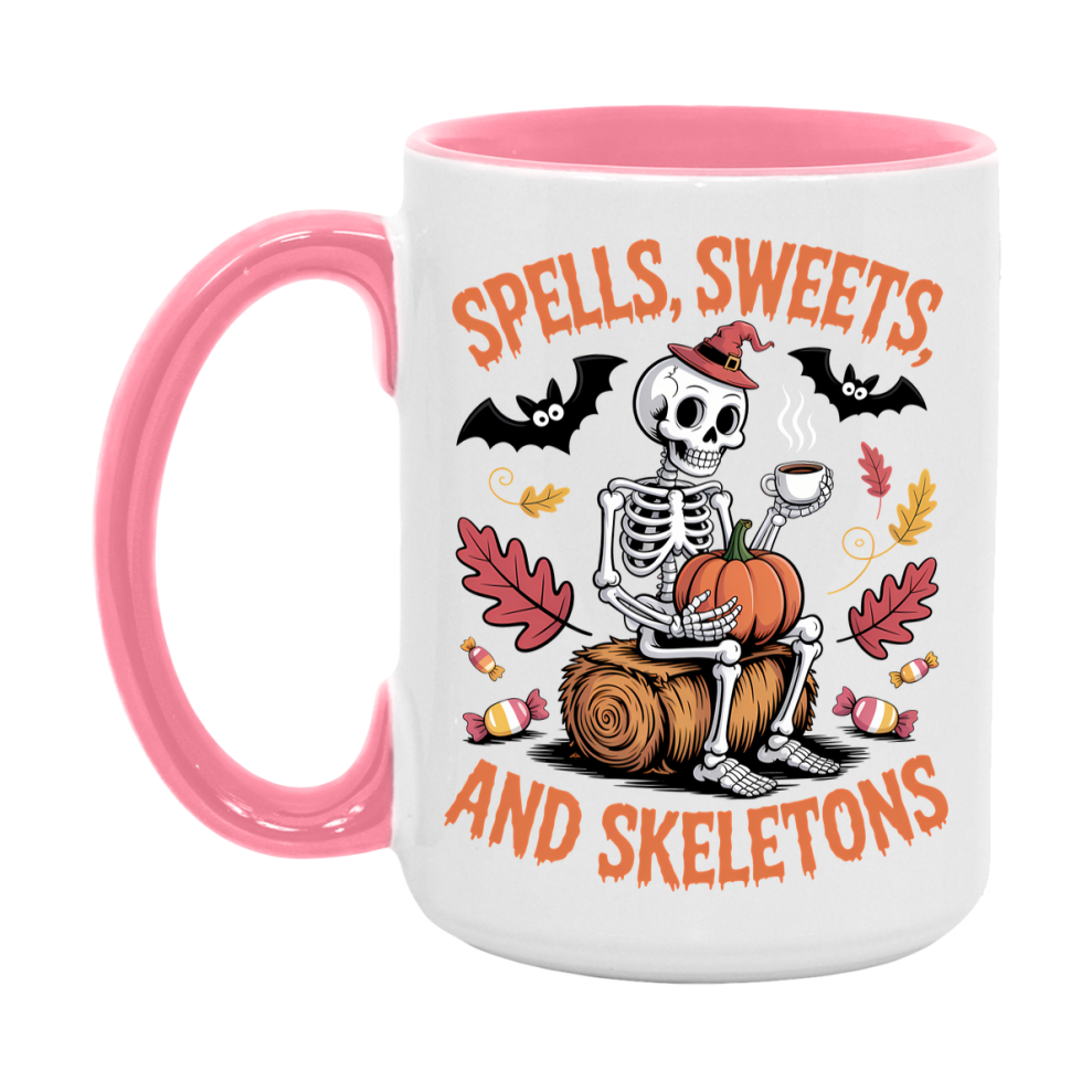 In Love With Fall Coffee Mug, Cozy Cute Autumn Coffee Cup, 11Oz Or 15Oz White Ceramic Mug