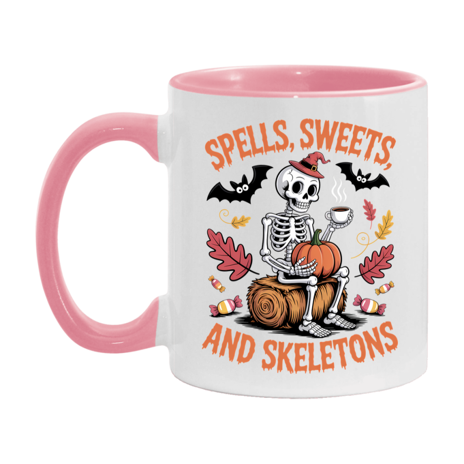 In Love With Fall Coffee Mug, Cozy Cute Autumn Coffee Cup, 11Oz Or 15Oz White Ceramic Mug