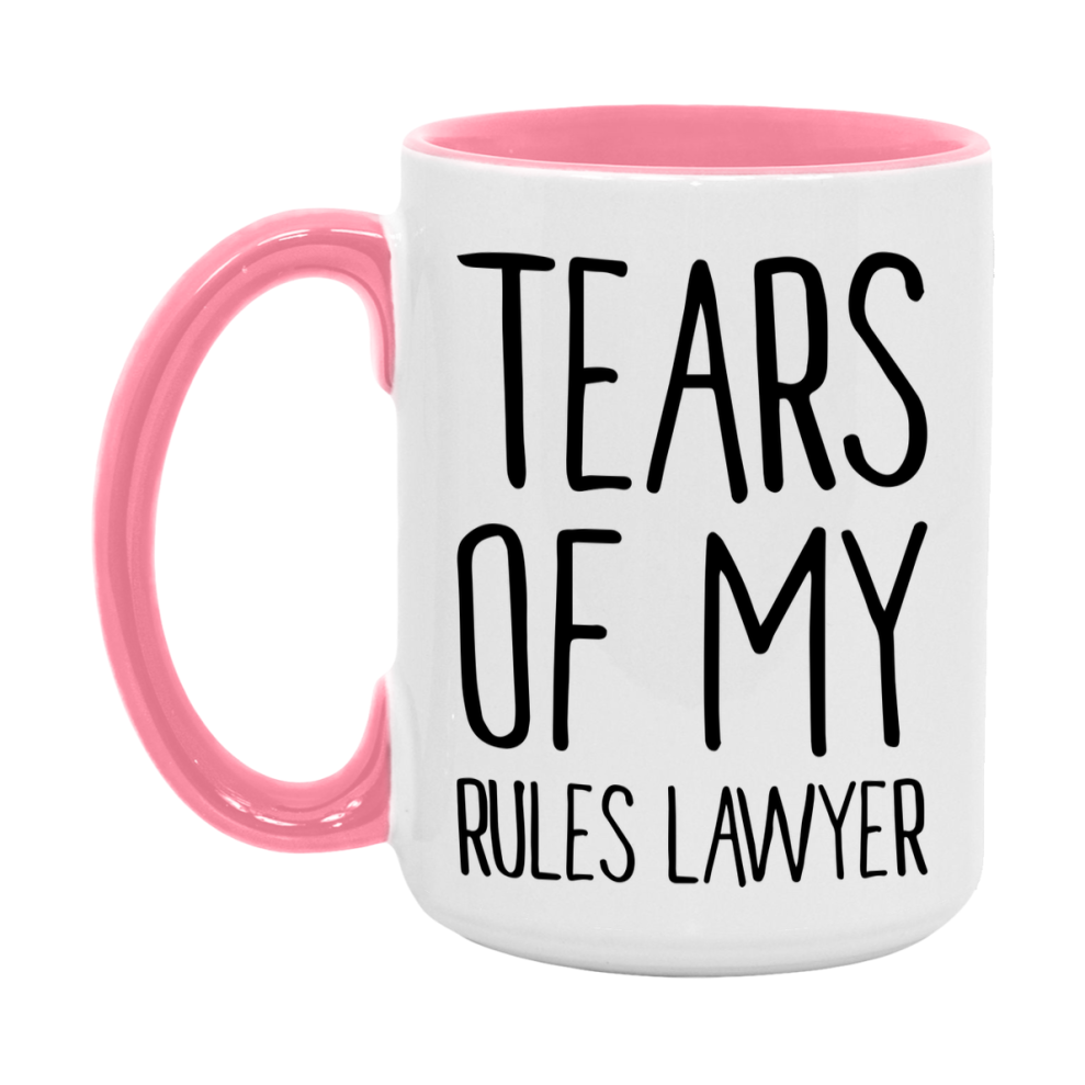 Dnd Dragon Masters Mug, Tears Of My Rules Lawyer Coffee Mug, Rpg Gift