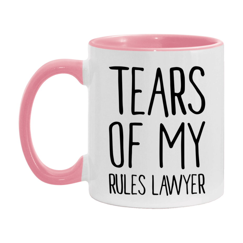 Dnd Dragon Masters Mug, Tears Of My Rules Lawyer Coffee Mug, Rpg Gift