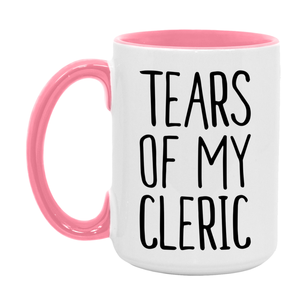 Dnd Dragon Masters Mug, Tears Of My Cleric Coffee Mug, Rpg Gift