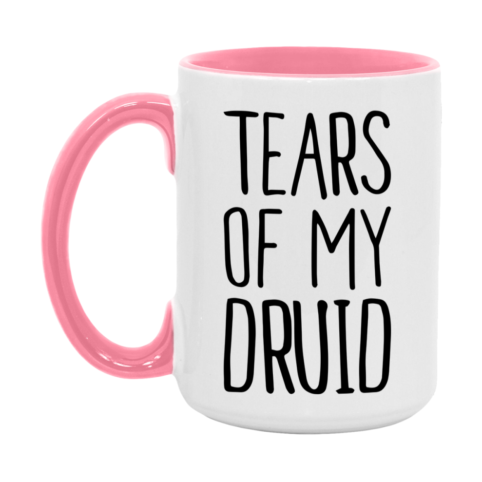Dnd Dragon Masters Mug, Tears Of My Druid Coffee Mug, Rpg Gift