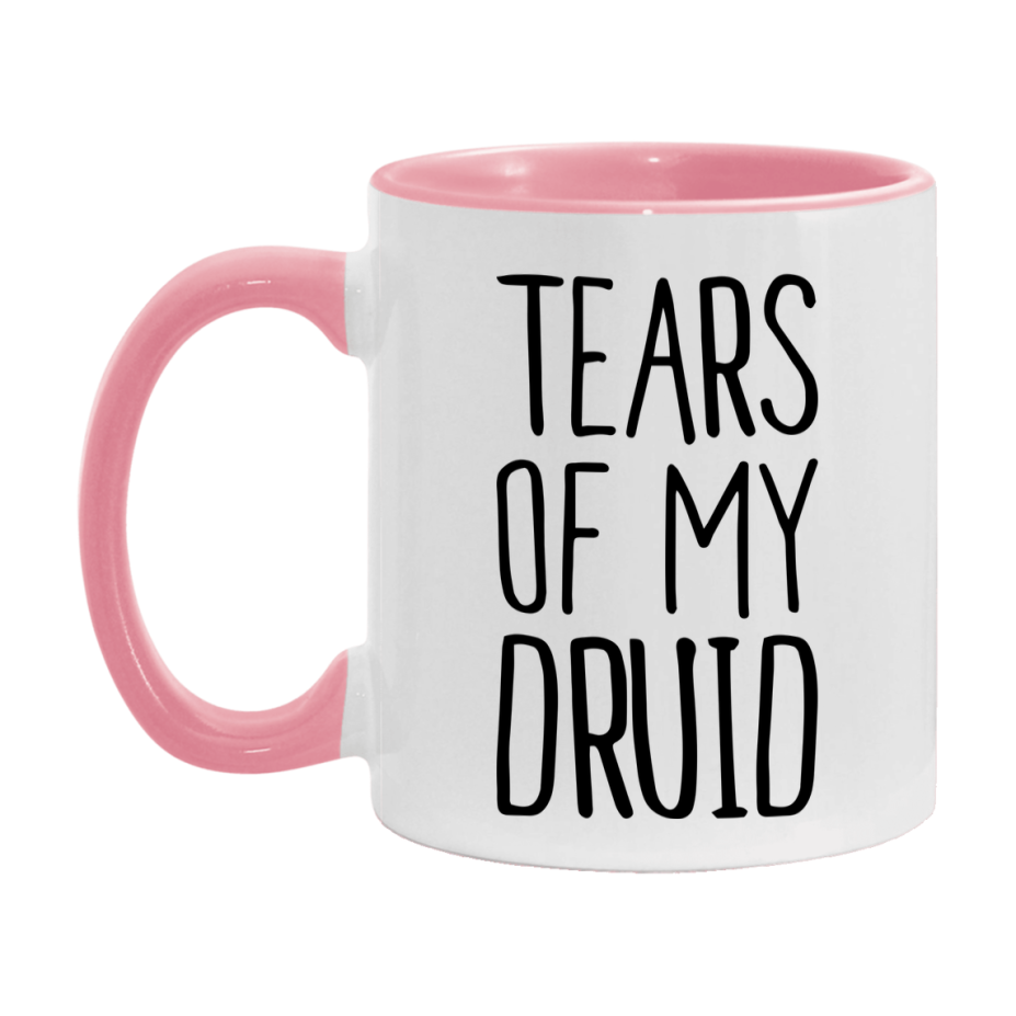 Dnd Dragon Masters Mug, Tears Of My Druid Coffee Mug, Rpg Gift