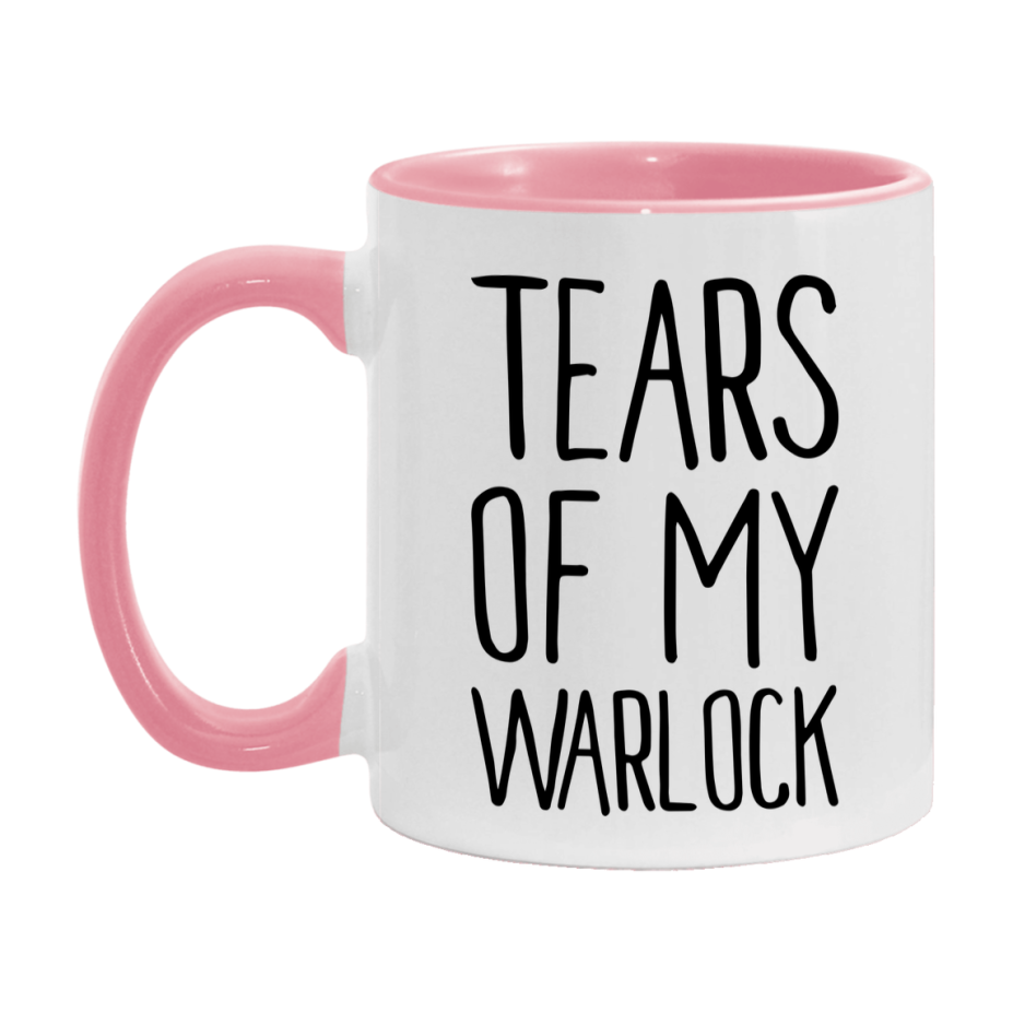 Dnd Dragon Masters Mug, Tears Of My Warlock Coffee Mug, Rpg Gift