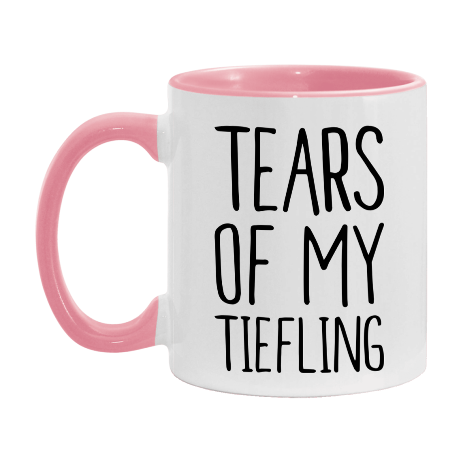 Dnd Dragon Masters Mug, Tears Of My Tiefling Coffee Mug, Rpg Gift