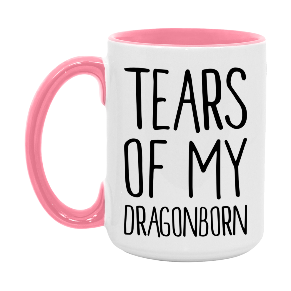 Dnd Dragon Masters Mug, Tears Of My Dragonborn Coffee Mug, Rpg Gift