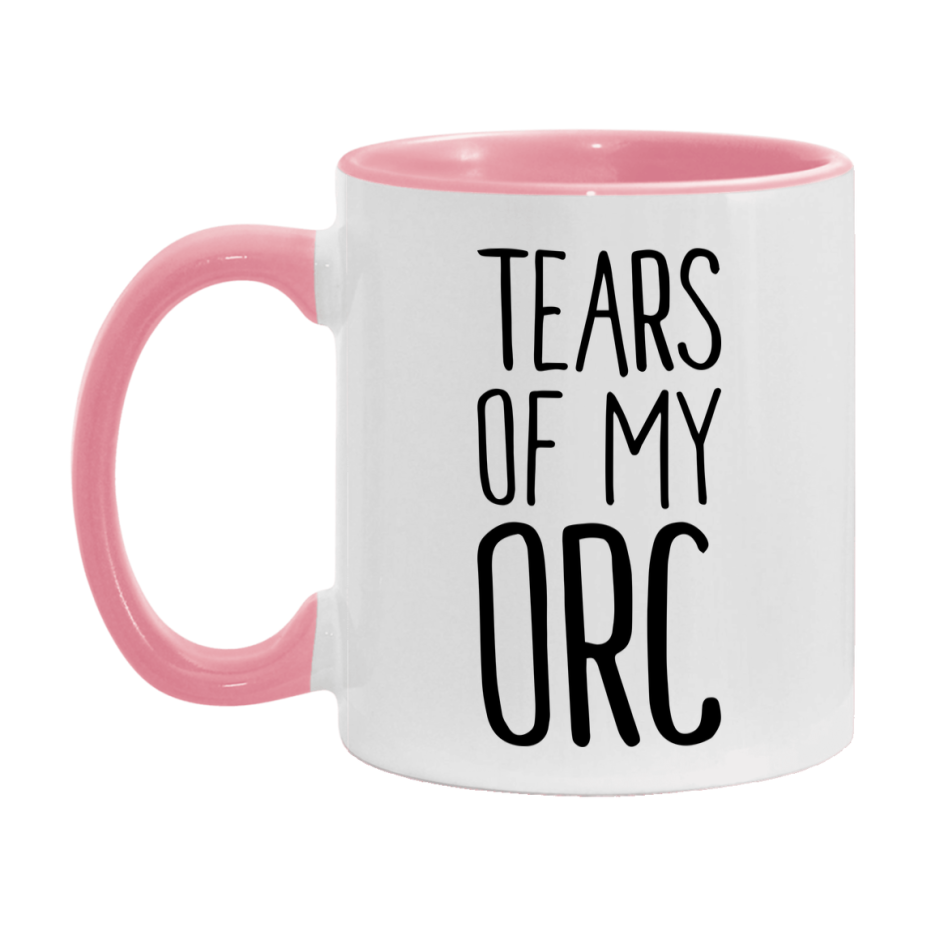 Dnd Dragon Masters Mug, Tears Of My Orc Coffee Mug, Rpg Gift