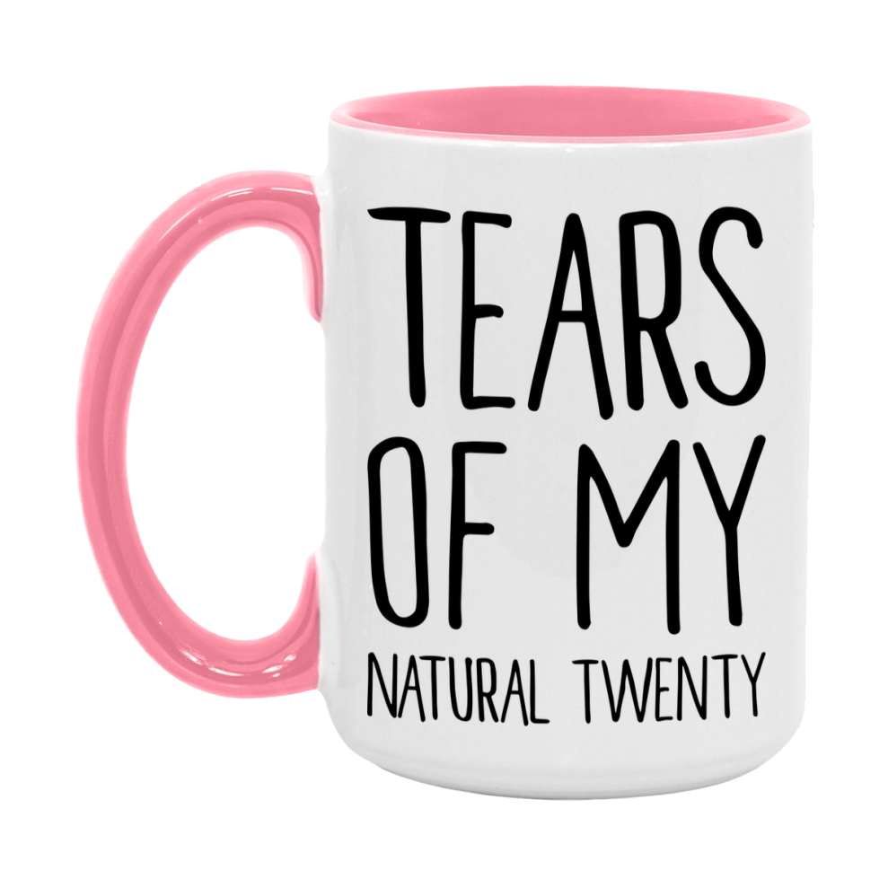 Dnd Dragon Masters Mug, Tears Of My Natural Twenty Coffee Mug, Rpg Gift