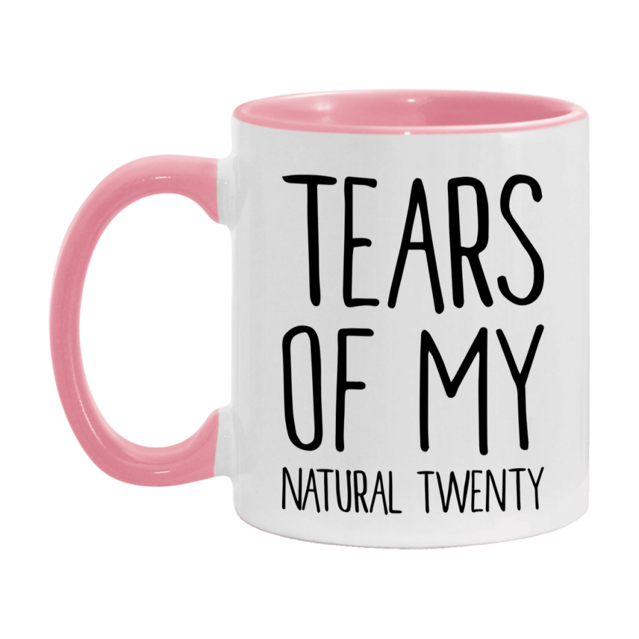 Dnd Dragon Masters Mug, Tears Of My Natural Twenty Coffee Mug, Rpg Gift