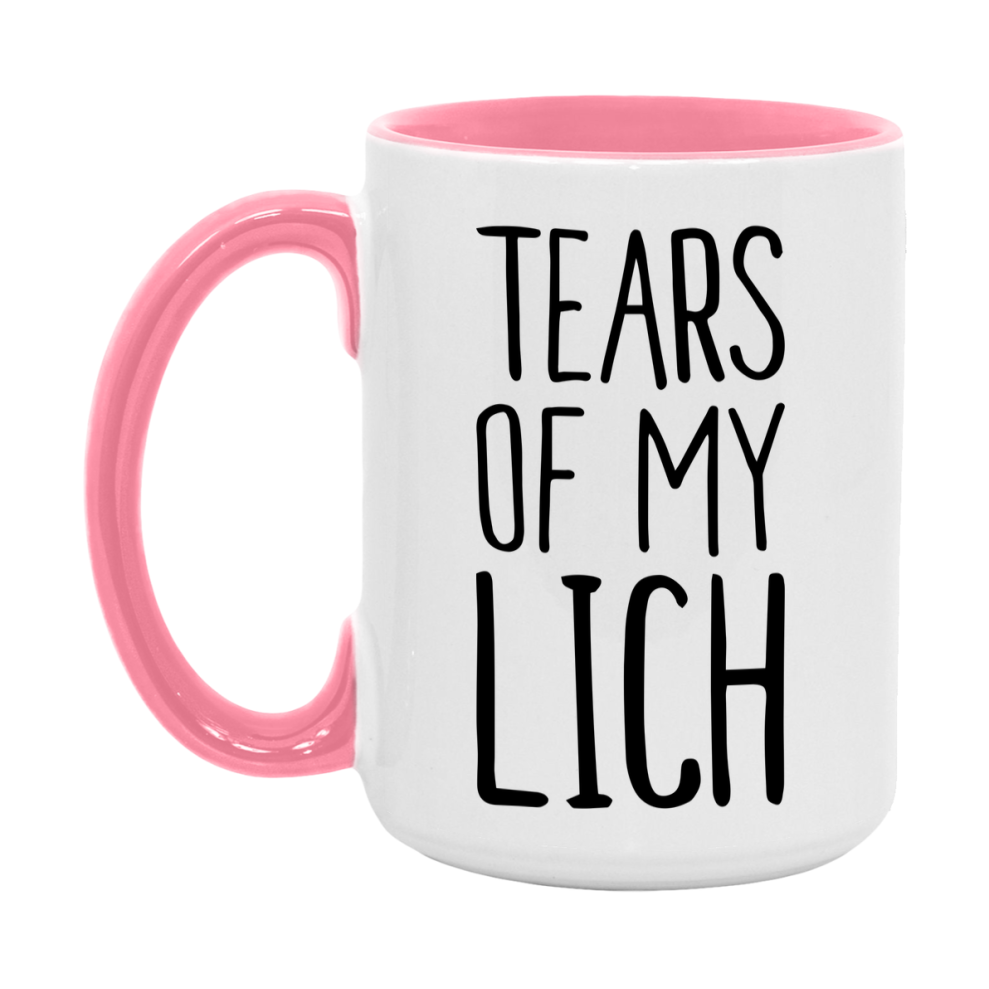 Dnd Dragon Masters Mug, Tears Of My Lich Coffee Mug, Rpg Gift