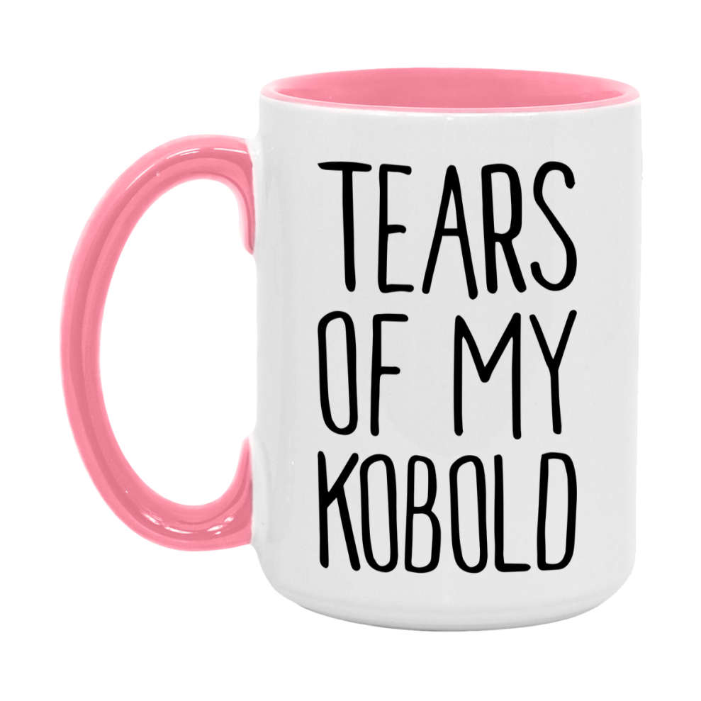 Dnd Dragon Masters Mug, Tears Of My Kobold Coffee Mug, Rpg Gift
